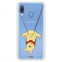 Funda para Samsung Galaxy A20e Oficial de Disney Winnie  Columpio - Winnie The Pooh