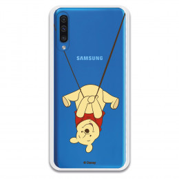 Funda para Samsung Galaxy A50 Oficial de Disney Winnie  Columpio - Winnie The Pooh