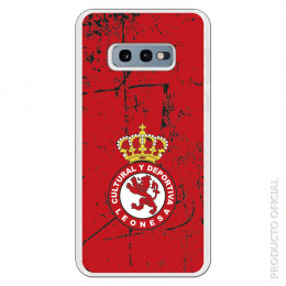 Carcasa Oficial Cultural y Deportiva Leonesa Escudo rojo textura para Samsung Galaxy S10 Lite- La Casa de las Carcasas