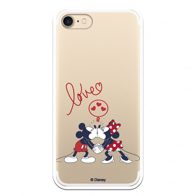 Funda para iPhone 7 Oficial de Disney Mickey y Minnie Love - Clásicos Disney