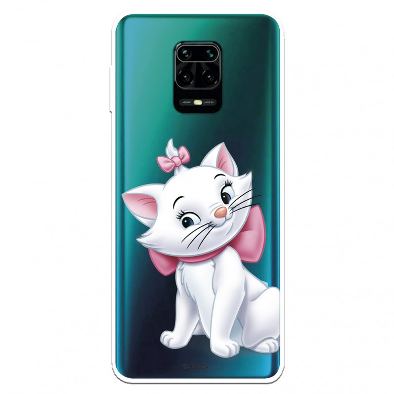 Funda para Xiaomi Redmi Note 9S Oficial de Disney Marie Silueta - Los Aristogatos