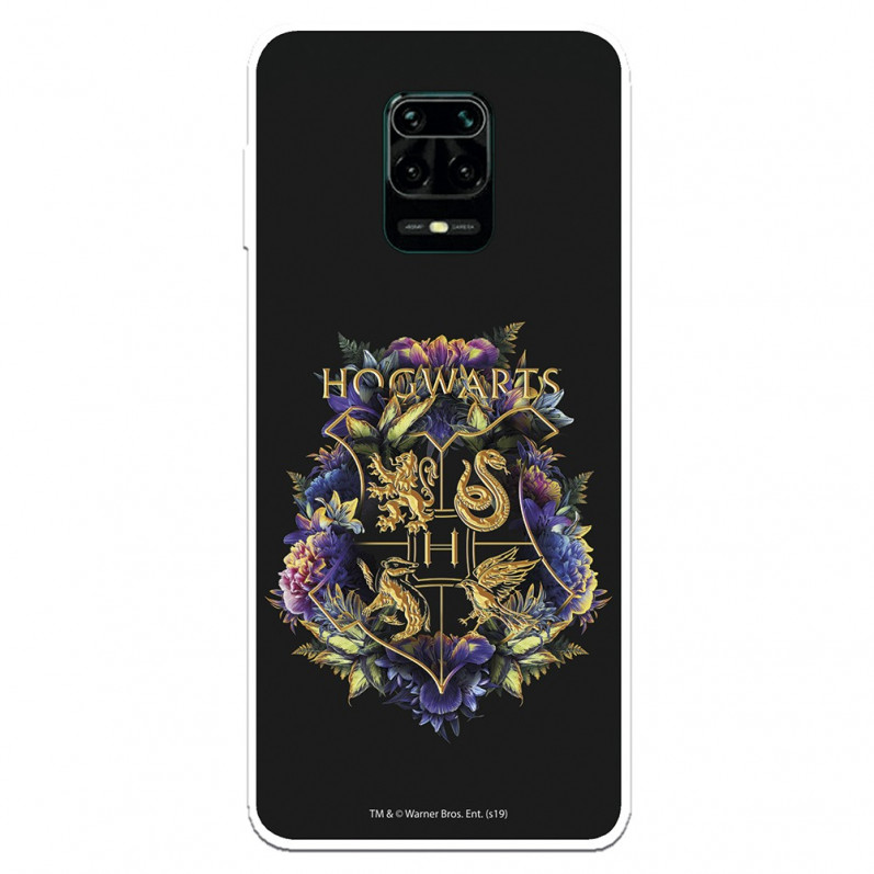 Funda para Xiaomi Redmi Note 9S Oficial de Harry Potter Hogwarts Floral - Harry Potter