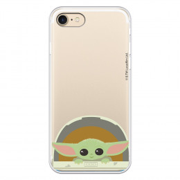 Funda para iPhone 8 Oficial de Star Wars Baby Yoda Sonrisas - Star  Wars