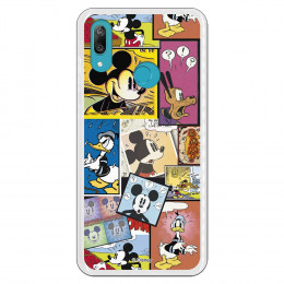 Carcasa Oficial Disney Mickey Comic para Huawei Y7 2019- La Casa de las Carcasas