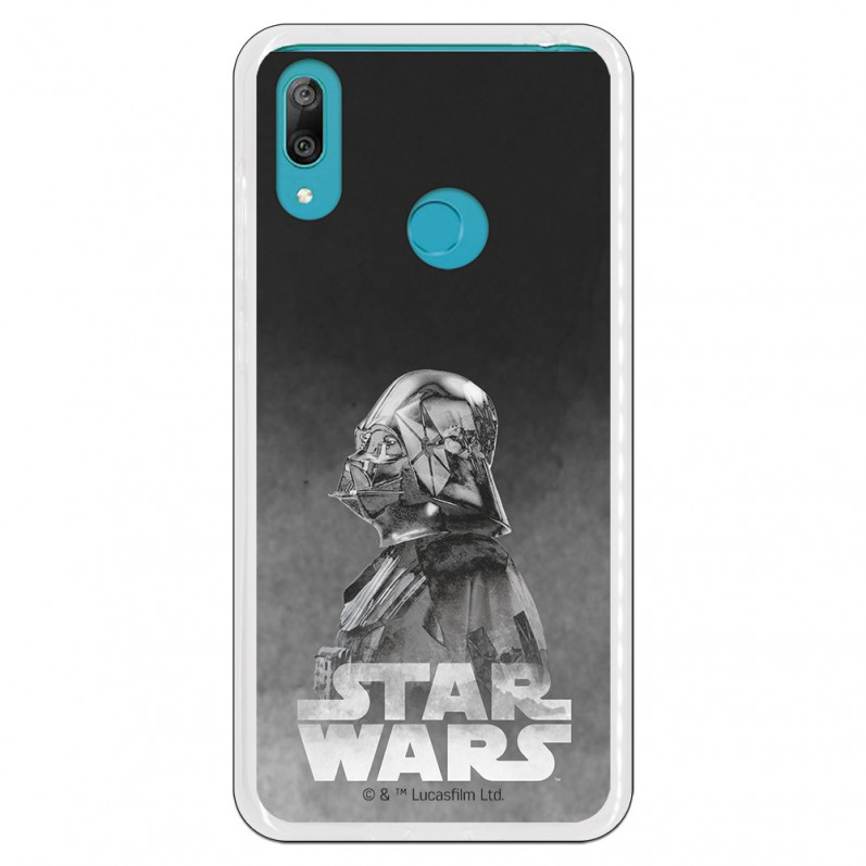 Offizielle Star Wars Darth Vader Hülle in Schwarz für Huawei Y7 2019