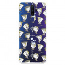 Funda para Oppo A5 2020 Oficial de Disney Chip Potts Siluetas - La Bella y la Bestia