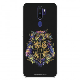 Funda para Oppo A9 2020 Oficial de Harry Potter Hogwarts Floral - Harry Potter