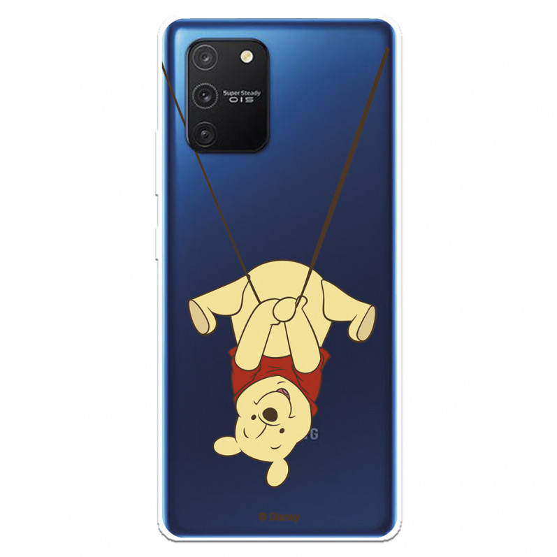 Funda para Samsung Galaxy A91 Oficial de Disney Winnie  Columpio - Winnie The Pooh