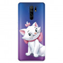 Funda para Xiaomi Redmi 9 Oficial de Disney Marie Silueta - Los Aristogatos