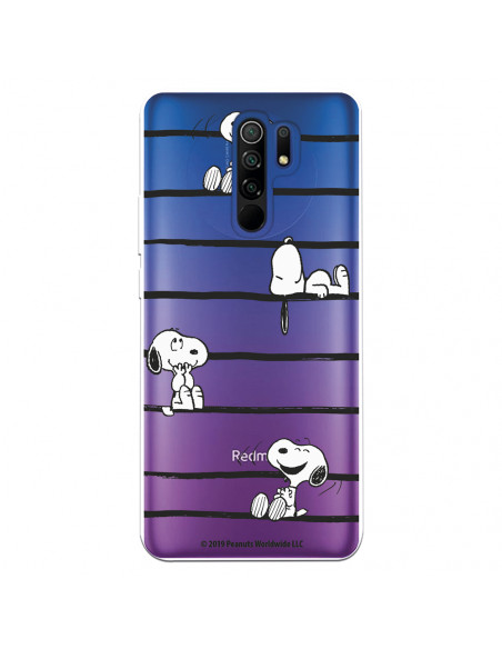 Funda para Realme X2 Pro Oficial de Peanuts Snoopy Rayas