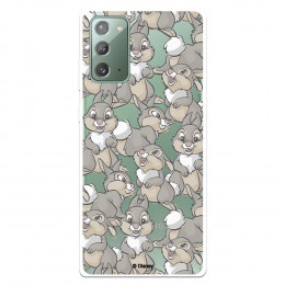 Funda para Samsung Galaxy Note 20 Oficial de Disney Tambor Patrones - Bambi