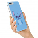 Funda para Samsung Galaxy Note 20 Oficial de Disney Stitch Azul - Lilo & Stitch
