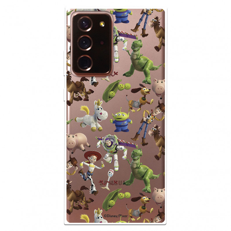 Funda para Samsung Galaxy Note 20 Ultra Oficial de Disney Muñecos Toy Story Siluetas - Toy Story