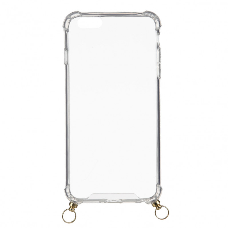 Transparente Kordel-Silikonhülle für iPhone 6 Plus