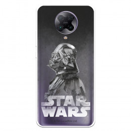 Funda para Pocophone F2 Pro Oficial de Star Wars Darth Vader Fondo negro - Star Wars