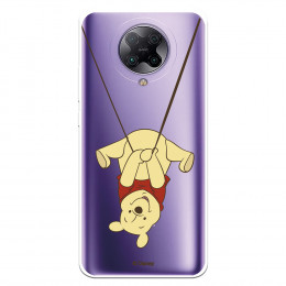 Funda para Xiaomi Redmi K30 Pro Oficial de Disney Winnie  Columpio - Winnie The Pooh