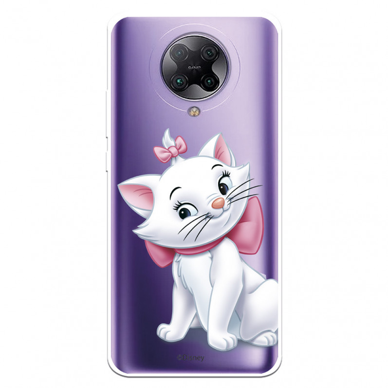 Funda para Xiaomi Redmi K30 Pro Oficial de Disney Marie Silueta - Los Aristogatos