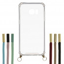 Transparente Kordel Silikonhülle für Samsung Galaxy S7 Edge