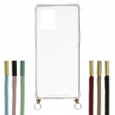 Transparente Kordel-Silikonhülle für Samsung Galaxy S10 Lite