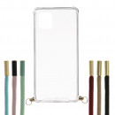 Transparente Kordel-Silikonhülle für Samsung Galaxy Note10 Lite