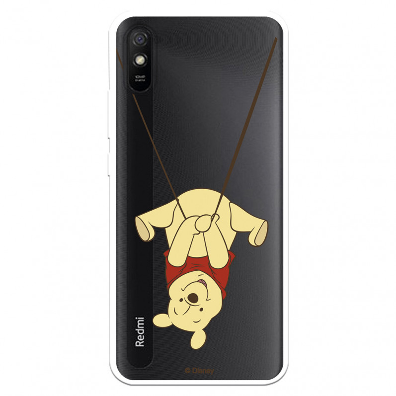 Funda para Xiaomi Redmi 9A Oficial de Disney Winnie  Columpio - Winnie The Pooh