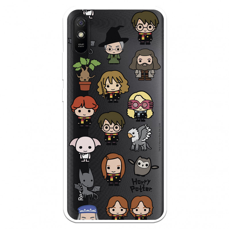 Funda para Xiaomi Redmi 9A Oficial de Harry Potter Personajes Iconos - Harry Potter