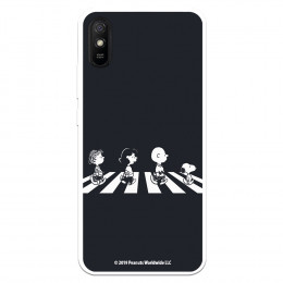 Funda para Xiaomi Redmi 9A Oficial de Peanuts Personajes Beatles - Snoopy