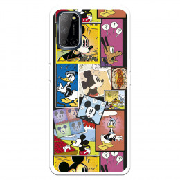 Funda para Oppo A72 Oficial de Disney Mickey Comic - Clásicos Disney