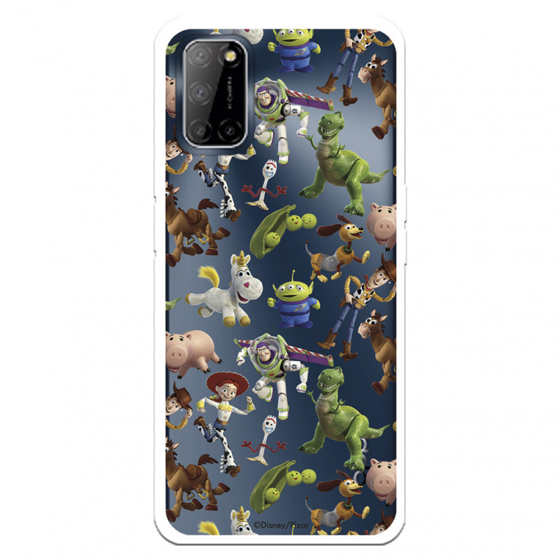 Funda para Oppo A72 Oficial de Disney Muñecos Toy Story Siluetas - Toy Story