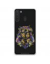 Funda para Samsung Galaxy A21 Oficial de Harry Potter Hogwarts Floral - Harry Potter