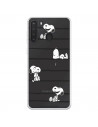 Funda para Samsung Galaxy A21 Oficial de Peanuts Snoopy rayas - Snoopy