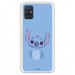 Funda para Samsung Galaxy A51 5G Oficial de Disney Stitch Azul - Lilo & Stitch