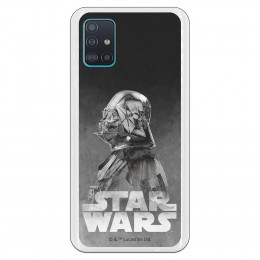 Funda para Samsung Galaxy A51 5G Oficial de Star Wars Darth Vader Fondo negro - Star Wars