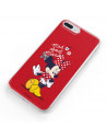 Funda para Xiaomi Redmi 9AT Oficial de Disney Minnie Mad About - Clásicos Disney