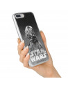 Funda para Xiaomi Redmi 9AT Oficial de Star Wars Darth Vader Fondo negro - Star Wars