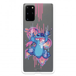 Funda para Samsung Galaxy S20 Plus Oficial de Disney Stitch Graffiti - Lilo & Stitch
