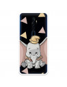 Funda para Oppo Reno 2Z Oficial de Disney Dumbo Silueta Transparente - Dumbo