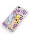 Funda para Alcatel 1B 2020 Oficial de Disney Campanilla Flores - Peter Pan