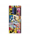 Funda para OnePlus 8 Pro Oficial de Disney Mickey Comic - Clásicos Disney