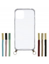 Transparente Kordel-Silikonhülle für iPhone 12 Mini