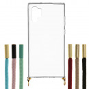 Transparente Kordel-Silikonhülle für Samsung Galaxy Note10