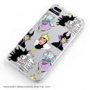 Funda Brillantina para Samsung Galaxy S20 Oficial de Disney Villanas Patrón - Villanas Disney