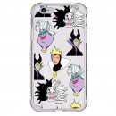 Funda Brillantina para iPhone 6S Plus Oficial de Disney Villanas Patrón - Villanas Disney