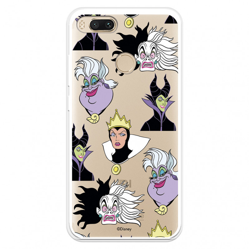 Funda para Xiaomi Mi A1 Oficial de Disney Villanas Patrón - Villanas Disney