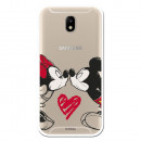 Carcasa Oficial Mikey Y Minnie Beso Clear para Samsung Galaxy J5 2017- La Casa de las Carcasas