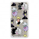 Funda para Bq Aquaris Vs Plus Oficial de Disney Villanas Patrón - Villanas Disney