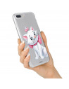 Hülle für Realme C3 Offizielle Disney Marie Silhouette - Die Aristocats