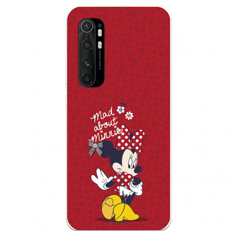 Funda para Xiaomi Mi Note 10 Lite Oficial de Disney Minnie Mad About - Clásicos Disney
