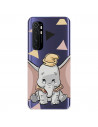 Funda para Xiaomi Mi Note 10 Lite Oficial de Disney Dumbo Silueta Transparente - Dumbo