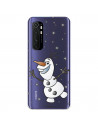 Funda para Xiaomi Mi Note 10 Lite Oficial de Disney Olaf Transparente - Frozen
